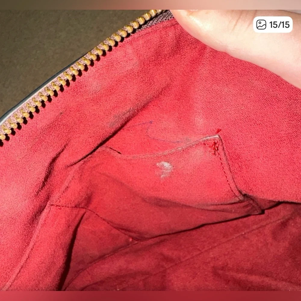 Coach Project/Rehab Maroon Embossed Satchel and Wallet Set - Picture 6 of 7